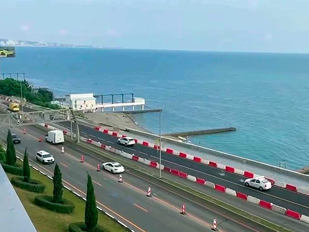 В Хостинском районе Сочи открыто движение на участке ремонта трассы А-147