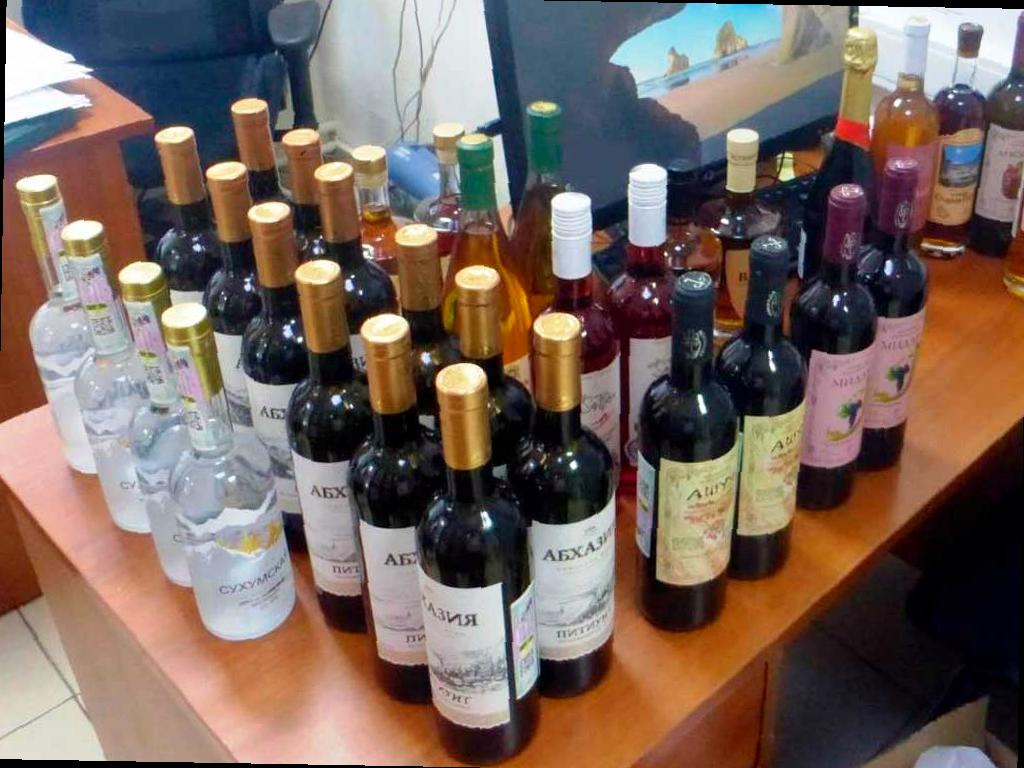 В Сочи остановили незаконный ввоз алкоголя из Абхазии