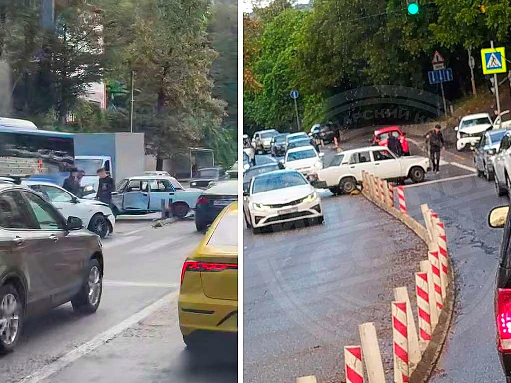 ДТП на Мамайском перевале привело к парализации движения в сторону Дагомыса