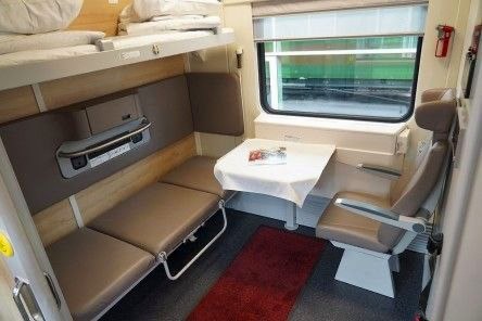 Новый плацкартный вагон РЖД с одноместными капсулами и душем